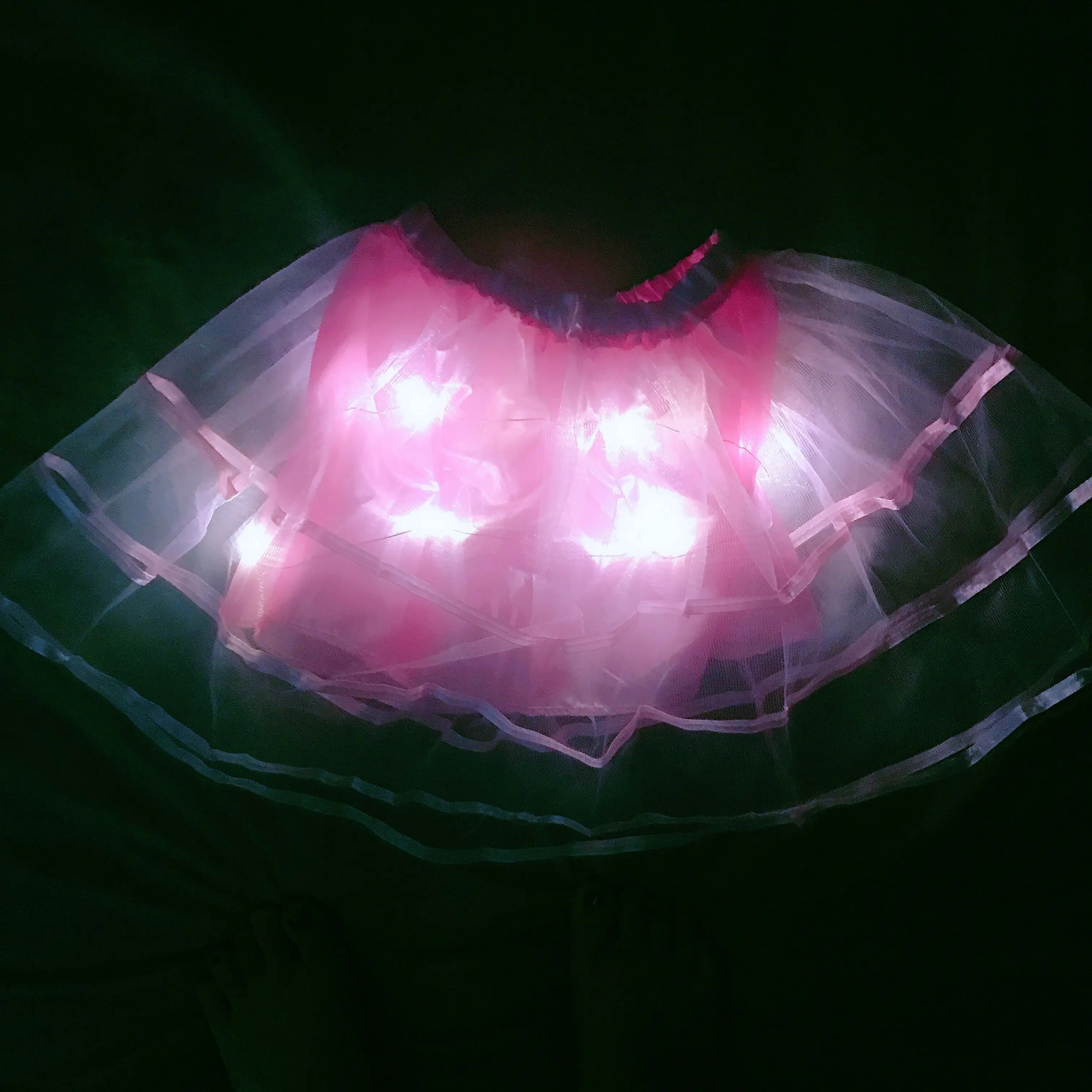 2020 детское платье принцессы со светодиодами танцевальные светильник s вечерние