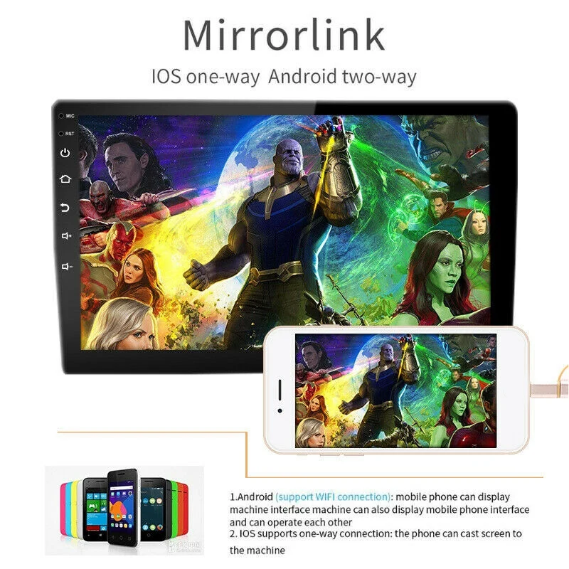 9 дюймов Android 1 четырехъядерный HD пресс Sn автомобильный MP5 плеер Мультимедиа Радио