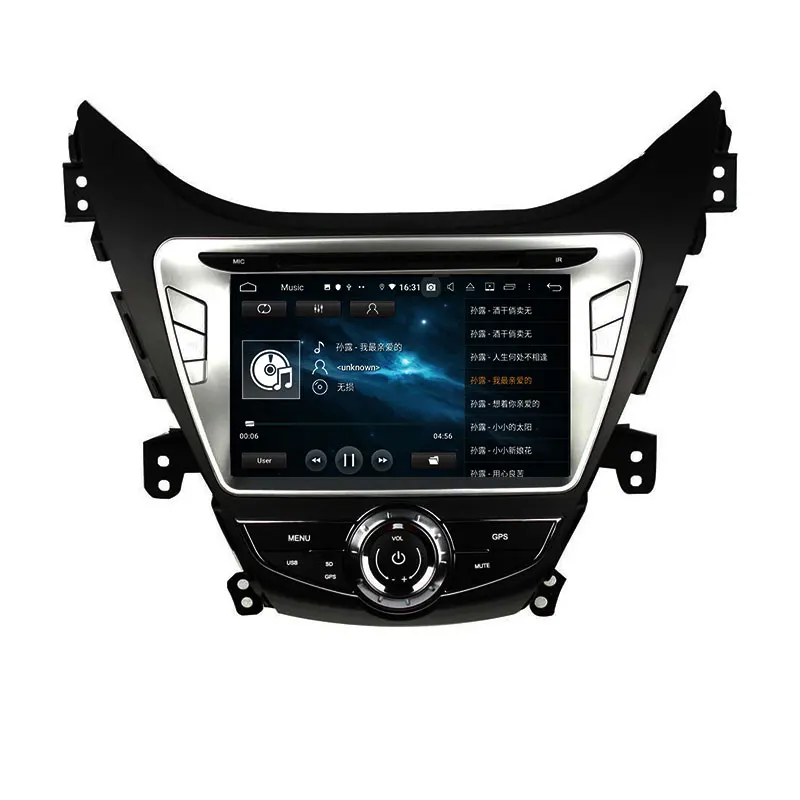 Автомобильная магнитола 8 дюймов Android 9 0 для Hyundai Elantra Avante I35 2011 2013 DVD плеер 6 ядер