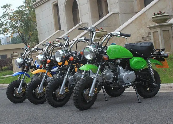 100cc одиночный цилиндр 80 км/ч топлива Ретро Скутер Досуг место автомобиль дети внедорожные взрослых бензин Высокая гонка двухколесный