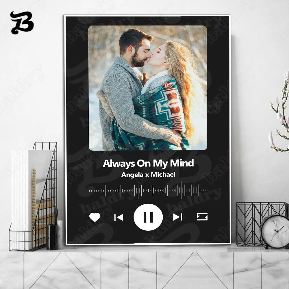 Персонализированная песня фотография на заказ для пары любовь творческое