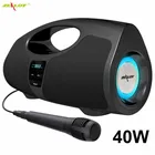 Мощные беспроводные колонки Zealot P1, 40 Вт, большой Бумбокс для Bluetooth, ПК, компьютера, портативный стерео сабвуфер, басовый саундбокс, караоке