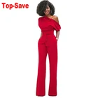 Ретро классический однотонный Облегающий комбинезон женский элегантный повседневный уличная одежда размера плюс широкие брюки с высокой талией Комбинезон дропшиппинг