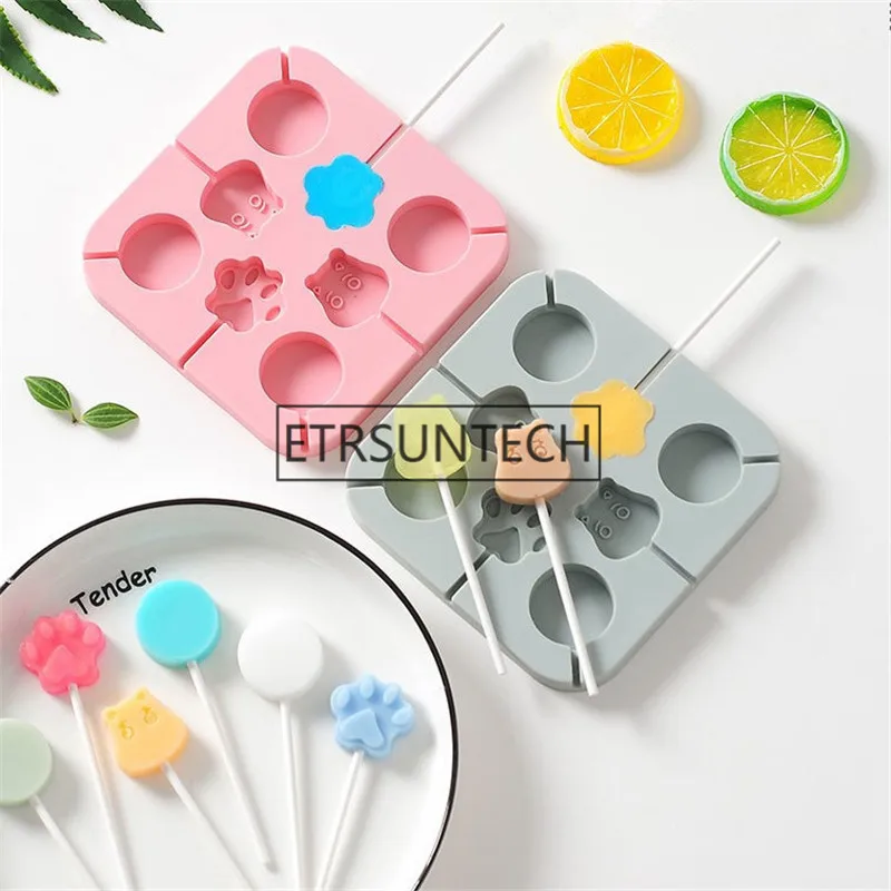 

50pcs Mold Silicone Chocolate Sweet Candy Making DIY Barking Mold Food Decorating Tools