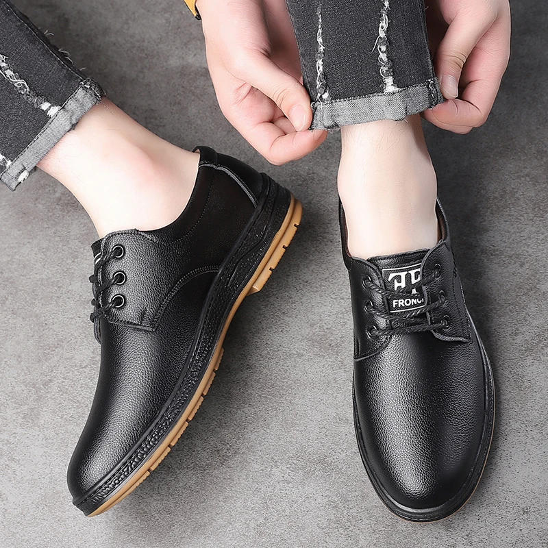 

2021 summer fashion trend casual leather shoes, round toe straps, low-top solid color pu material, super flexible
