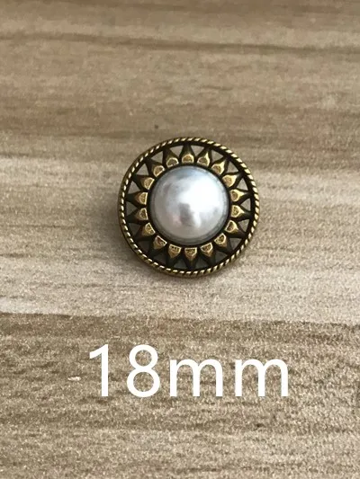 Другое POVUOP маленькая Металлическая пуговица со стразами и жемчугом; buttonfor Костюмы 10 штук в 1 партии - Цвет: Другое