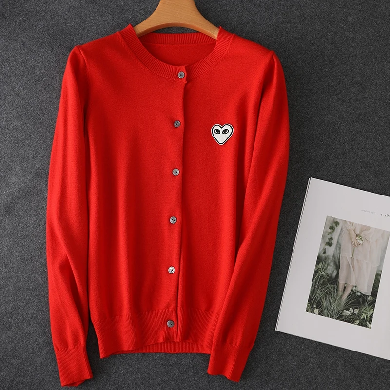 

Long sleeve cashmere sweater, lover's wear, embroidered with love, men and women