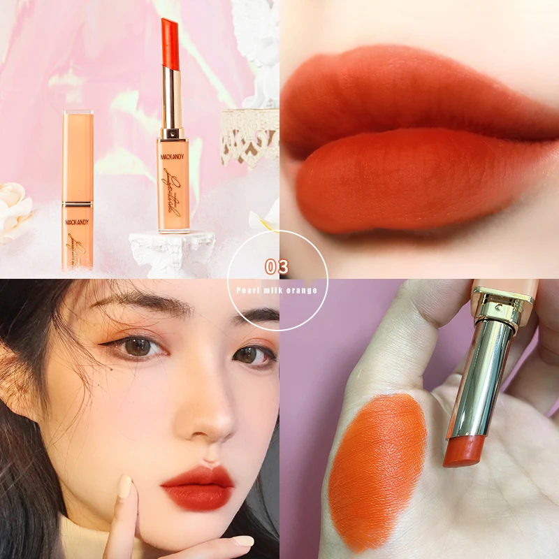 

3 Colors Velvet Matte Lipsticks Pencil Waterproof Long Lasting Sexy Red Lip Stick On-Stick Cup Makeup Lip Tint Pen Cosmetic