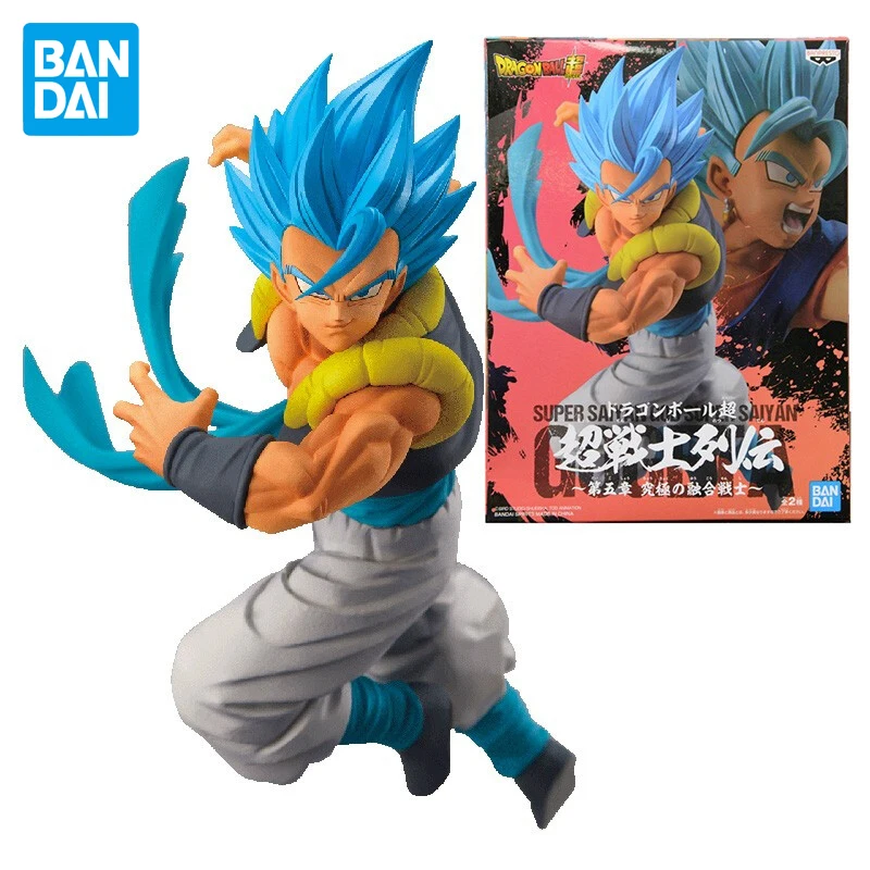 

Bandai Dragon Ball Figure Anime Peripheral Super Warrior Lien Chapter 5 Super Blue Gogeta Toy Decoration Gift Exquisite Box