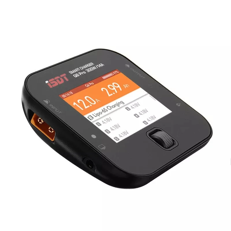 ISDT Q6 Pro BattGo 300 Вт 14A Карманный Lipo зарядное устройство с LANTIAN 400 Вт адаптер питания для Радиоуправляемый fpv-дрон