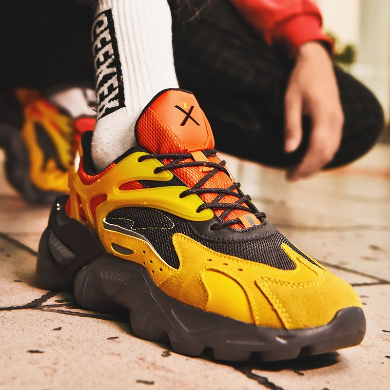 

New men's sports sports shoes casual shoes full-microfiber versatile men's casual shoes shock absorption and wear resistance