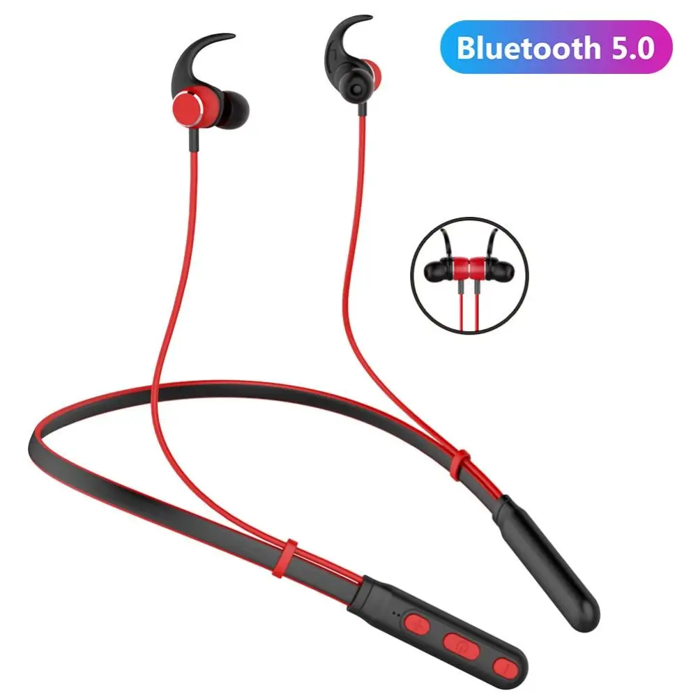 IPX7 водонепроницаемый 5 0 Bluetooth наушники с шумоподавлением HiFi стерео беспроводные