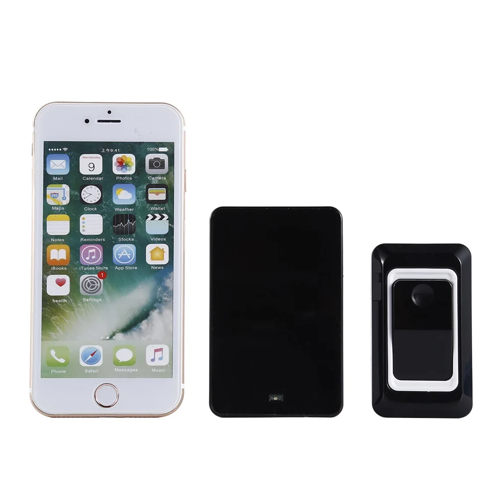 

Wireless Doorbell Portable Wirless Digital Cordless Door-Bell Kit Waterproof 1000ft/ 300m Range with Plug-in Receivers