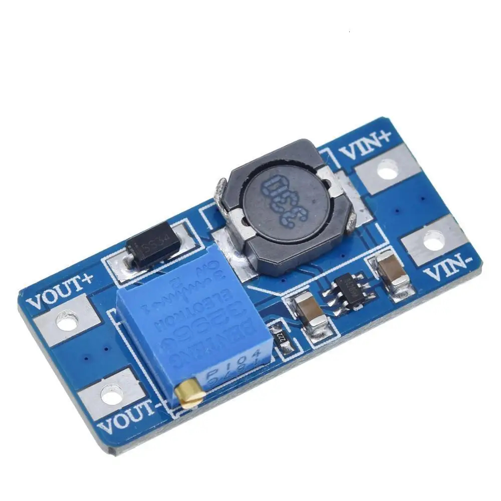 TZT MT3608 DC-DC повышающий усилитель конвертера модуль питания повышающий макс. выход 28 в 2A для arduino