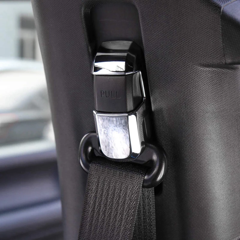 

for Ford F150 2015-2020 Car Seats Safety Belt Button Cover Frame Safety Buckle Decor Trim Accessories