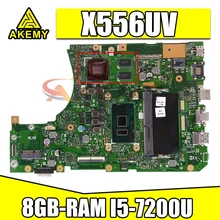 X556UV Laptop motherboard for ASUS X556UQK X556UB X556UQ X556UJ X556UF X556U original mainboard 8GB-RAM I5-7200U GT940MX