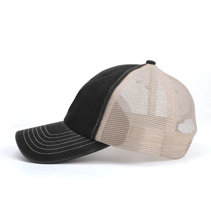 Connectyle Мужская винтажная модная сетчатая Кепка тракер Регулируемая летняя кепка