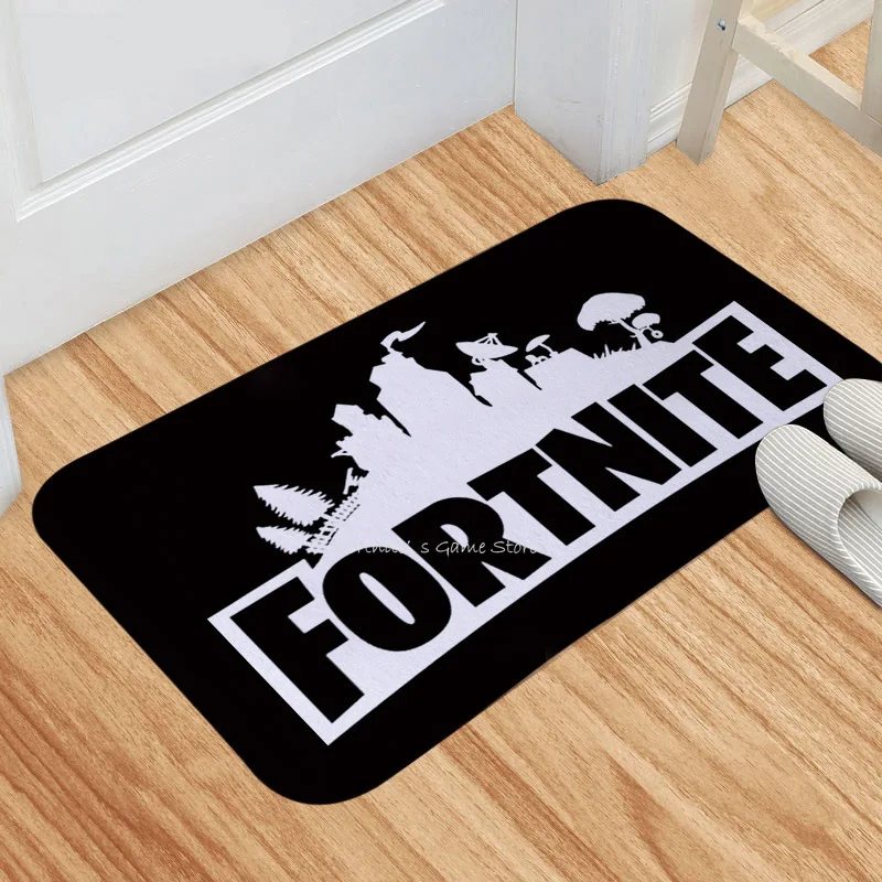 Fortnite Door Mat Floor Bathroom Non-slip Anime Figure Bath Rug 3D Printed Carpet Child Living Room Home Decoration | Игрушки и хобби