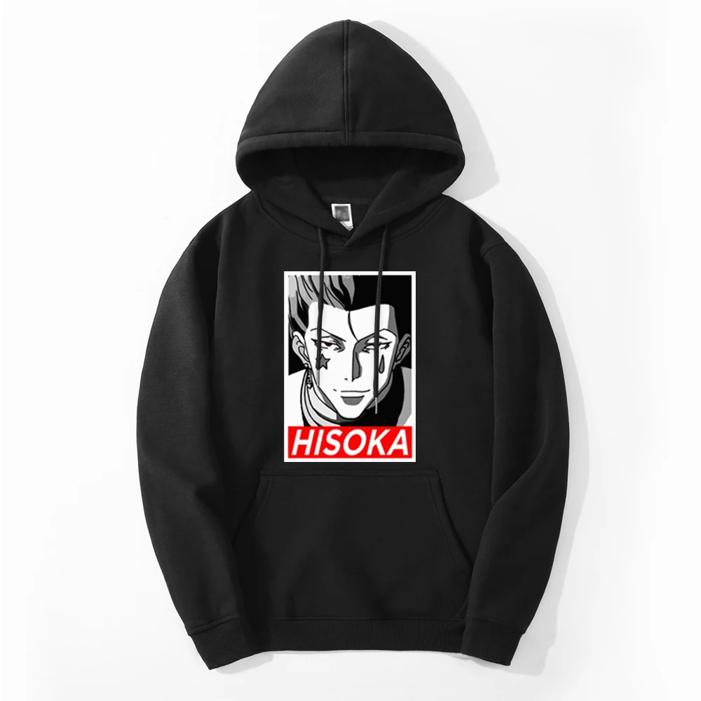 

HUNTER×HUNTER Hisoka японское аниме осеннее мужское модное худи из ткани Толстовка Оверсайз дышащая спортивная одежда Свободный свитшот