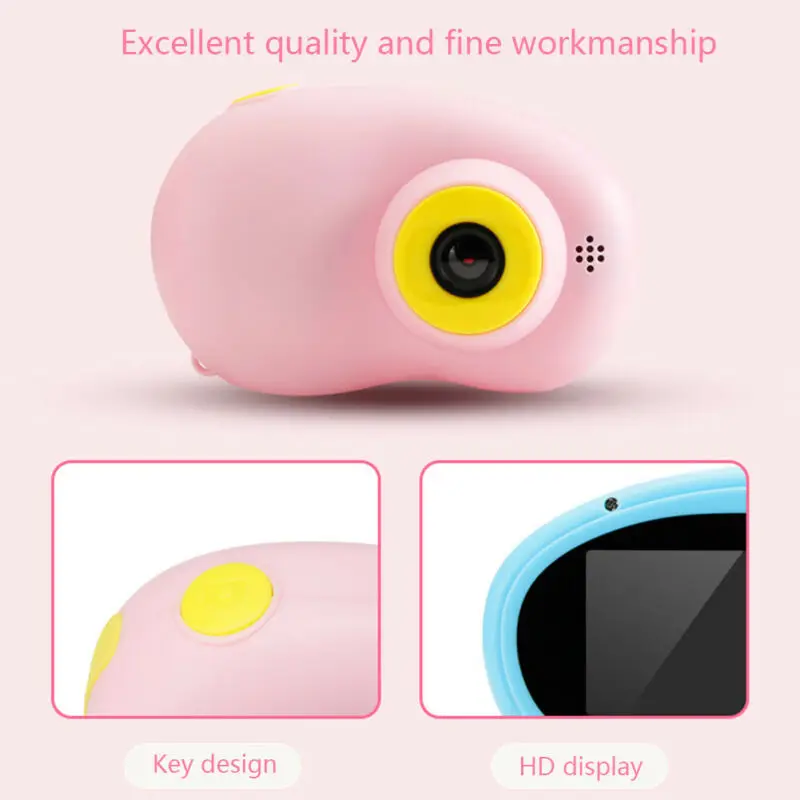Компактная цифровая мини-камера HD 1080P 2 0 дюйма с ЖК-дисплеем для детей Подарочная