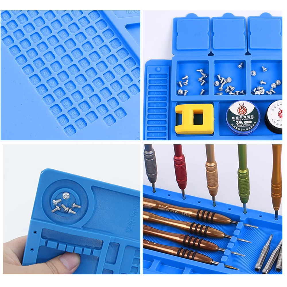 Теплоизоляционный рабочий коврик ESD с магнитным пазом термостойкий