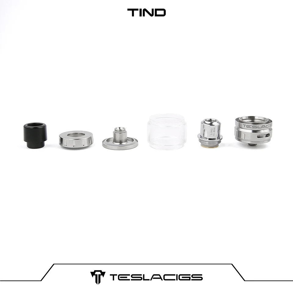 Оригинальный TESLA Tind бак с 0.18ohm катушкой 4 5 мл сетчатый распылитель для P226 Vpae TC