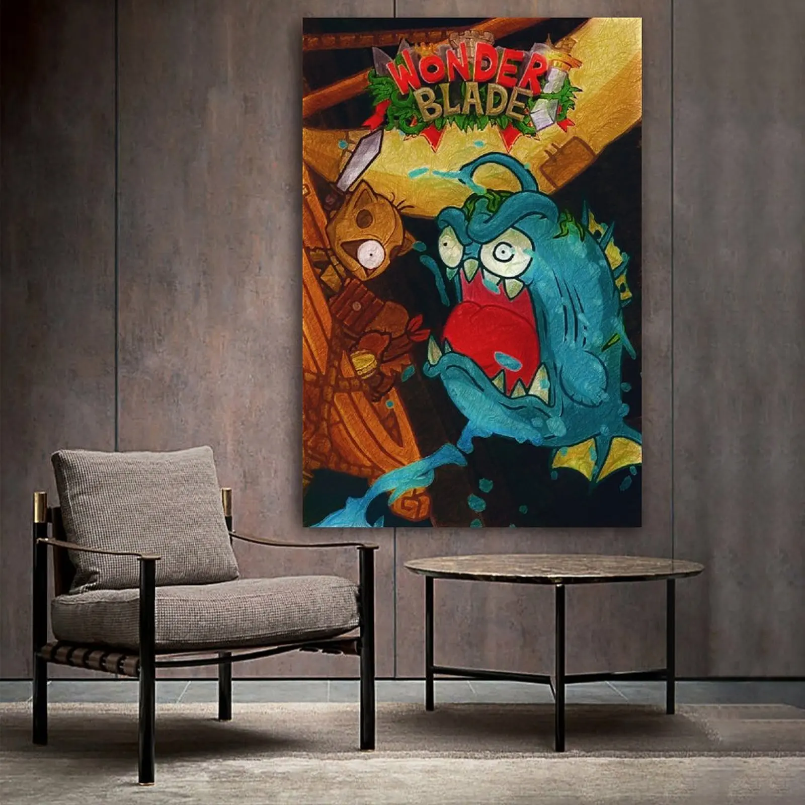 

Wonder Blade Game Poster Poster Decorative Painting Canvas Wall Art Living Room Posters Bedroom Painting