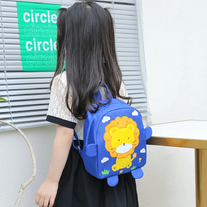 Child Cartoon Lion School Backpack for Girl Boy Fashion Anime Primary Waterproof Bag In Kindergarten School Bag Kids Schoolbag