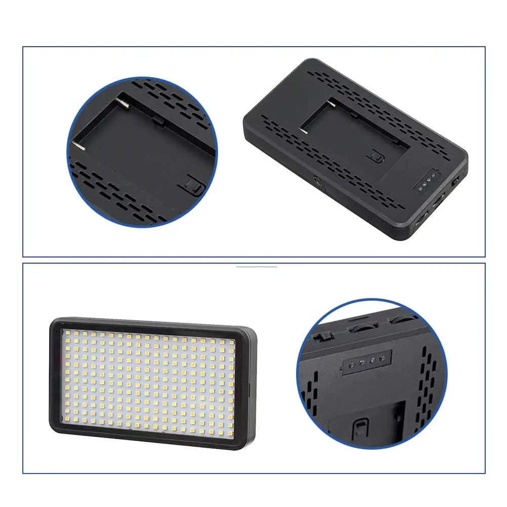 228LED светильник для видеокамеры и фотосъемки с якорем лампа красоты Vibrato