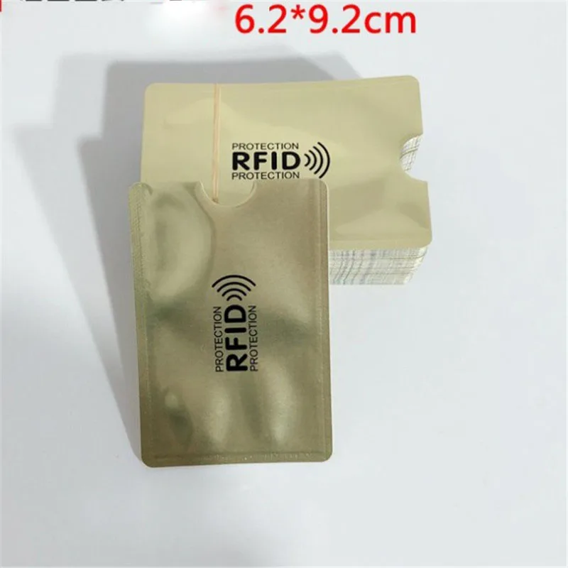 5 шт. анти с функцией блокировки Rfid считыватель замок держатель для карт Id