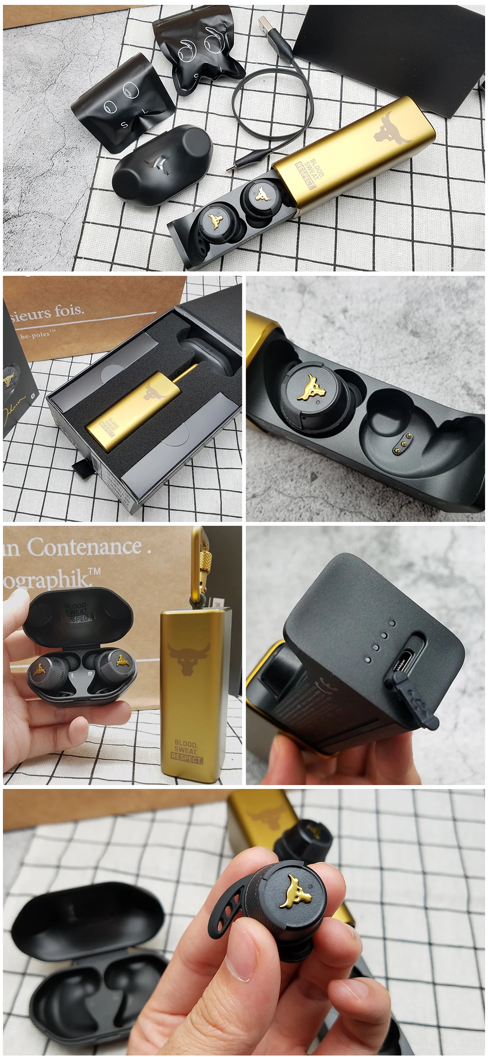 JBL мкА FLASH TWS беспроводные вкладыши Bluetooth V4.2 спортивные наушники глубокий бас IPX7 водонепроницаемые наушники с зарядным устройством и микрофоном