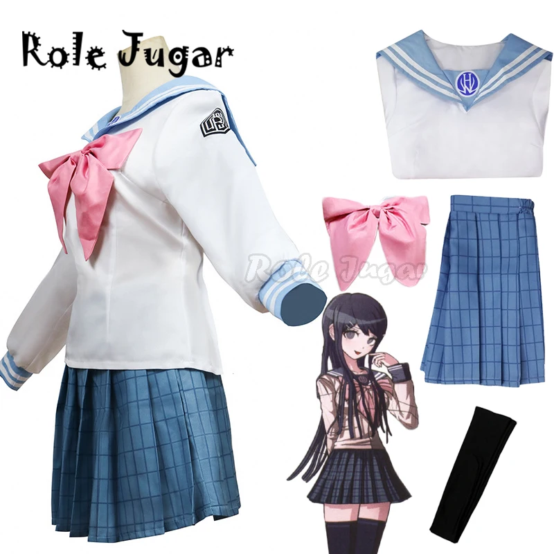 Аниме Dangan Ronpa Sayaka Maizono Danganronpa костюм для косплея взрослых женщин костюмы девочек