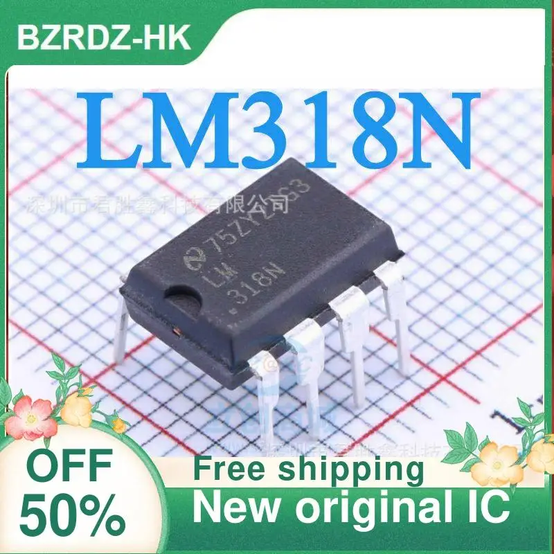 

2-10PCS/lot LM318 LM318N DIP New original IC