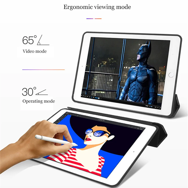 Чехол для iPad mini1/2/3/4 7,9 дюймов полное покрытие 1:1 магнит Smart Auto Sleep чехол с откидной крышкой с функцией подставки A1490 A1489 A1432 оболочки