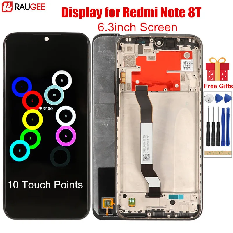 Дисплей для Redmi Note 8T ЖК экран сенсорный дисплей дигитайзер протестированная