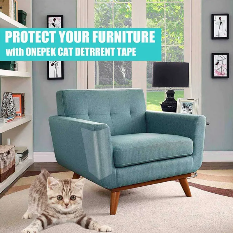 Клейкая лента для защиты от царапин домашних кошек и собак защита рулонов на