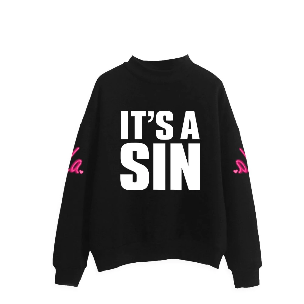 

It's a Sin Tracksuit Unisex Turtleneck Sweatshirt Women Men's Outwear Harajuku Streetwear Tv Series Fashion Clothes Plus Size