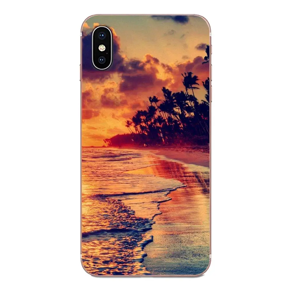 Для LG G2 G3 G4 G5 G6 G7 K4 K7 K8 K10 K12 K40 Mini Plus Stylus ThinQ 2016 2017 2018 TPU Capa Cover красивый закат пейзаж |