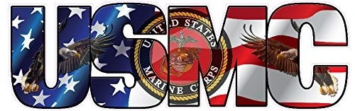 Для морской пехота USMC Американский Флаг Орел наклейка с надписью KK виниловый водонепроницаемый ПВХ JDM фургон велосипед внедорожник RV A4 Deco