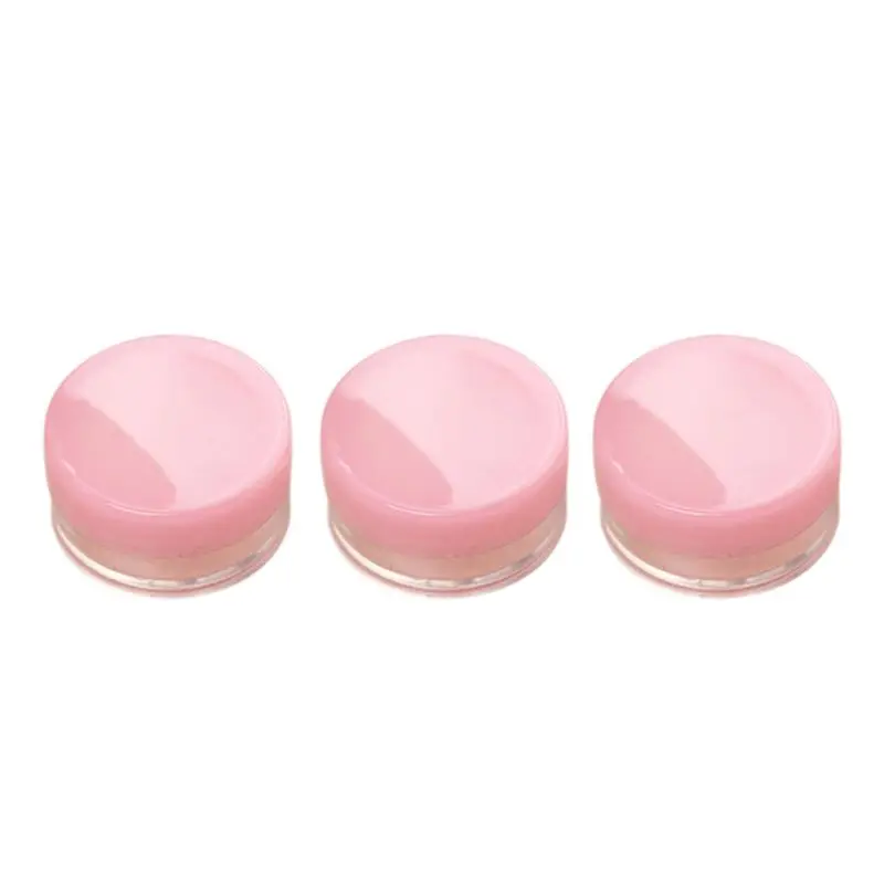 Пластиковый пустый кремовый Фотофон 5 г маленькая круглая коробка для хранения с