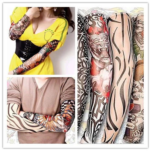 6 шт. Huation Новая мода рукава татуировки рука теплее унисекс УФ Защита наружные