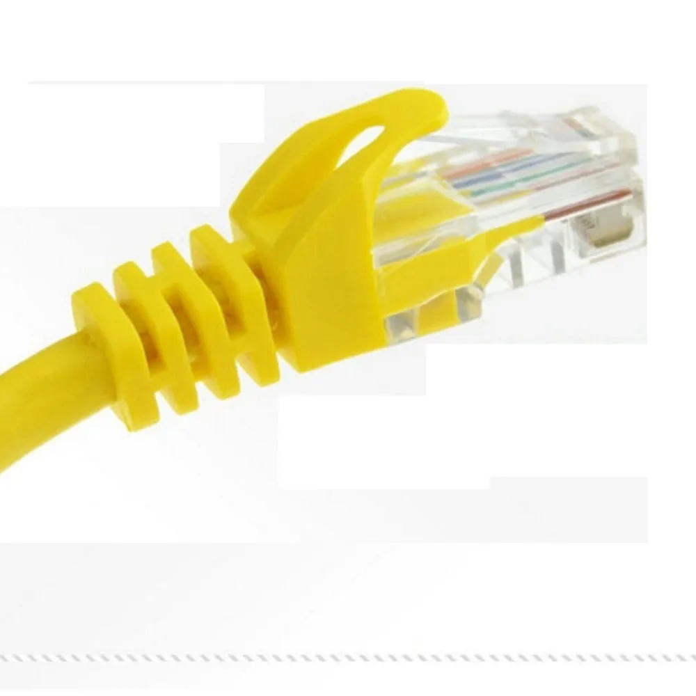 2020 Горячая Распродажа Новый Желтый внешний сетевой Ethernet-Кабель Cat5e 100% медь RJ45 1-30 м