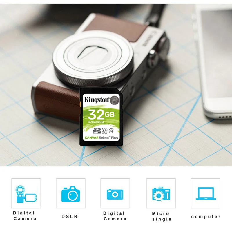 Kingston SD карта памяти 32 Гб SDHC цифровой класс 10 Schede Memoria для sony цифровая фотокамера DSLR