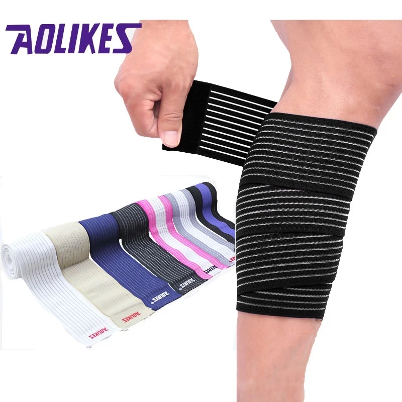 AOLIKES 1 шт. 90*7 5 см пауэрлифтинга эластичный бинт для ног сжатия носки девочек до