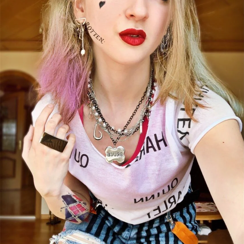 Новые женские Слои Star косплей Квинн Ожерелье Подвески для вечеринок в честь