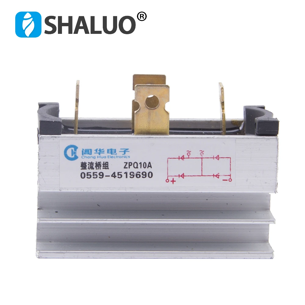 Выпрямитель генератора ZPQ10A 10amp однофазный диодный мост стандартный выпрямитель