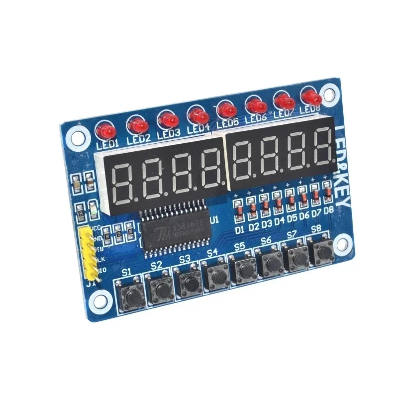 Tm1638 led&key. Модуль тм. 7-сегментный дисплей с i2c модулем. Модуль тм. Tm1638 module.