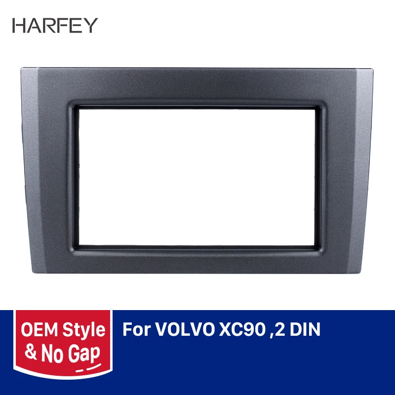 Harfey Great 2 DIN рамка Автомобильный GPS Авторадио Стерео Fascia Для 2004 2005-2013 Volvo XC90 DVD панель