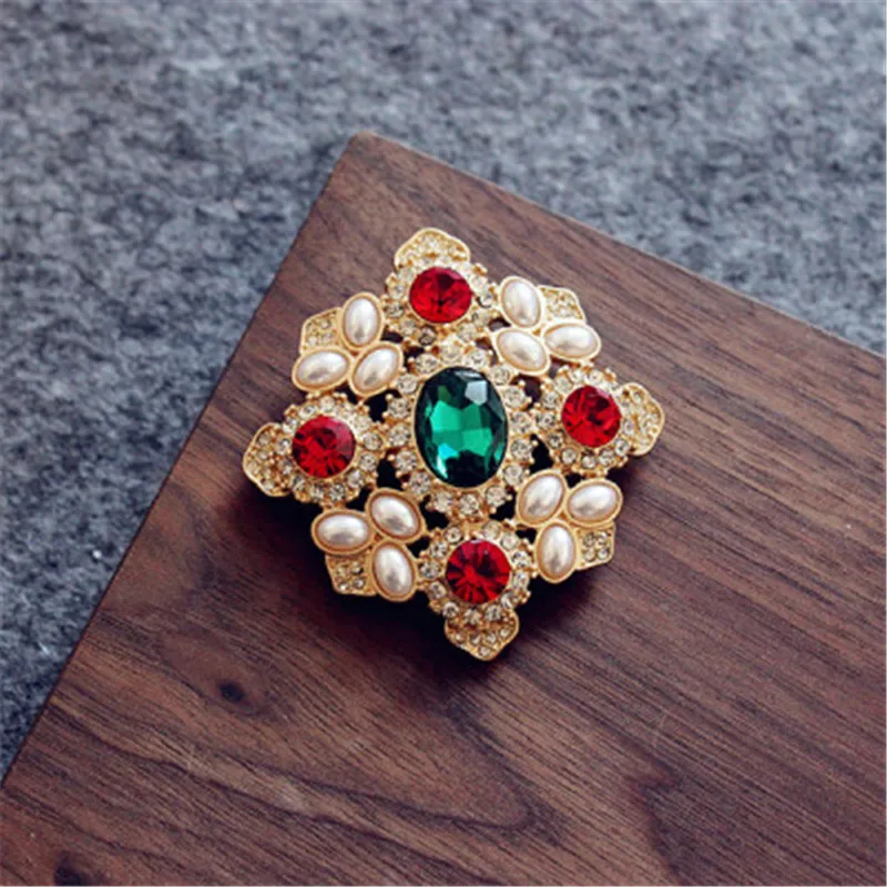 FFLACELL винтажные барочные Позолоченные Кристальные Стразы Имитация искусственных