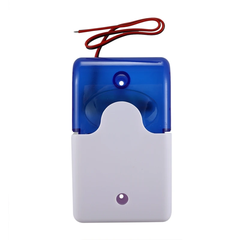 Hot 3C-Mini Wired Strobe Warning Siren Durable Dc 12V Sound Alarm Flashing Light Horn Home Security System 115 |